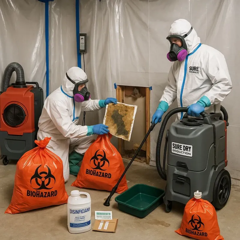 Contaminated Water Handling Protocols process in Perry, MI